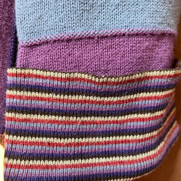 Vintage 70s wool striped sweater small-medium - Picture 5 of 6